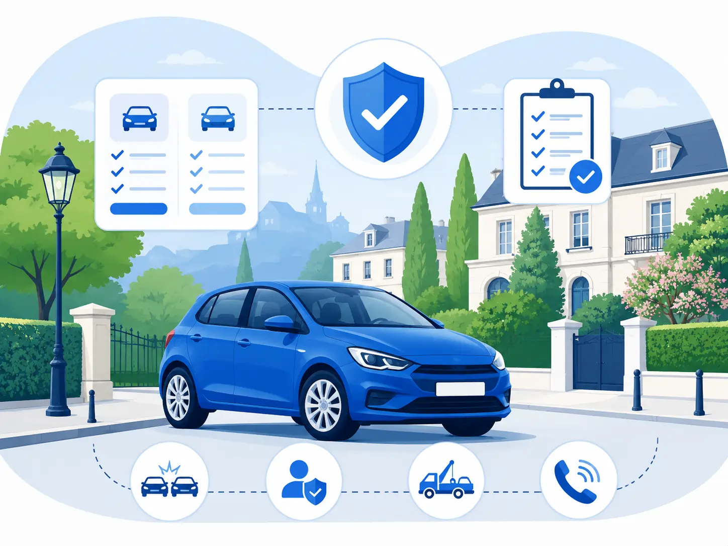 Comparatif assurance auto à Uccle
