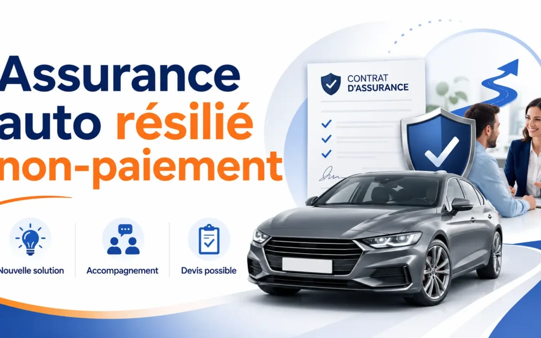 Assurance auto résiliée pour non-paiement : comment retrouver un contrat