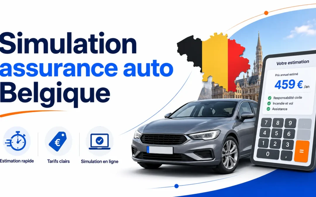 Simulation assurance auto Belgique : évaluez vos primes rapidement