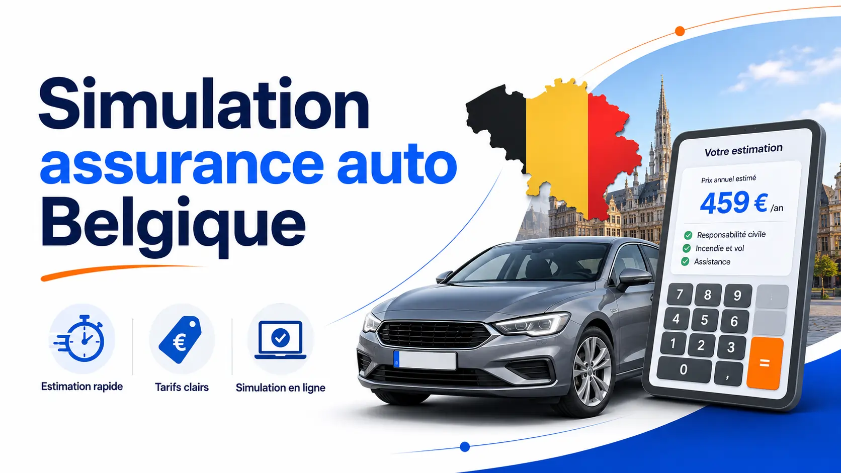 Simulation assurance auto Ixelles